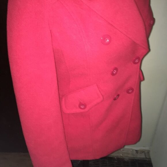 Lost red M double breasted Winter timeless peacoat - Picture 2 of 5